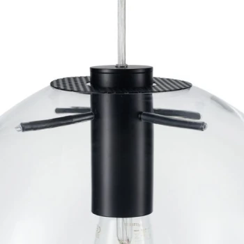 Lampa wisząca TONDA czarna 25 cm - ST-8722P-S black - Step Into Design